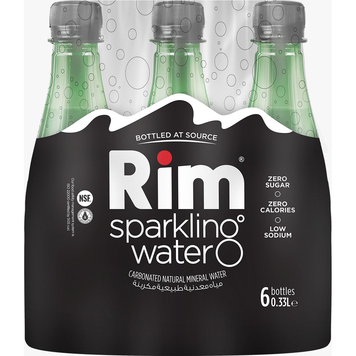 RIM-SPARKLING WATER 0.33L - (6PCS/PACK)
